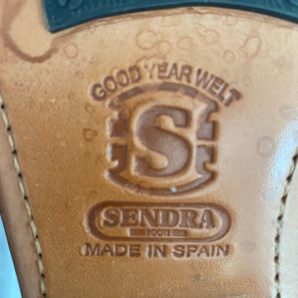 Sendra- Brown Distressed Tall Boot- Generouse fit-Size 7 1/2 - 37.5 - Picture 5 of 8